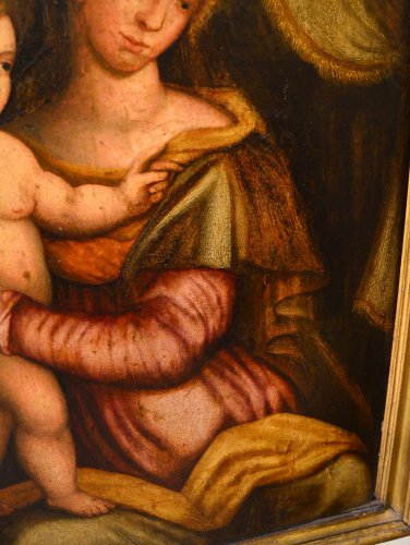 École toscane (Florence) début du XVIe siècle - Vierge à l'enfant - Renaissance